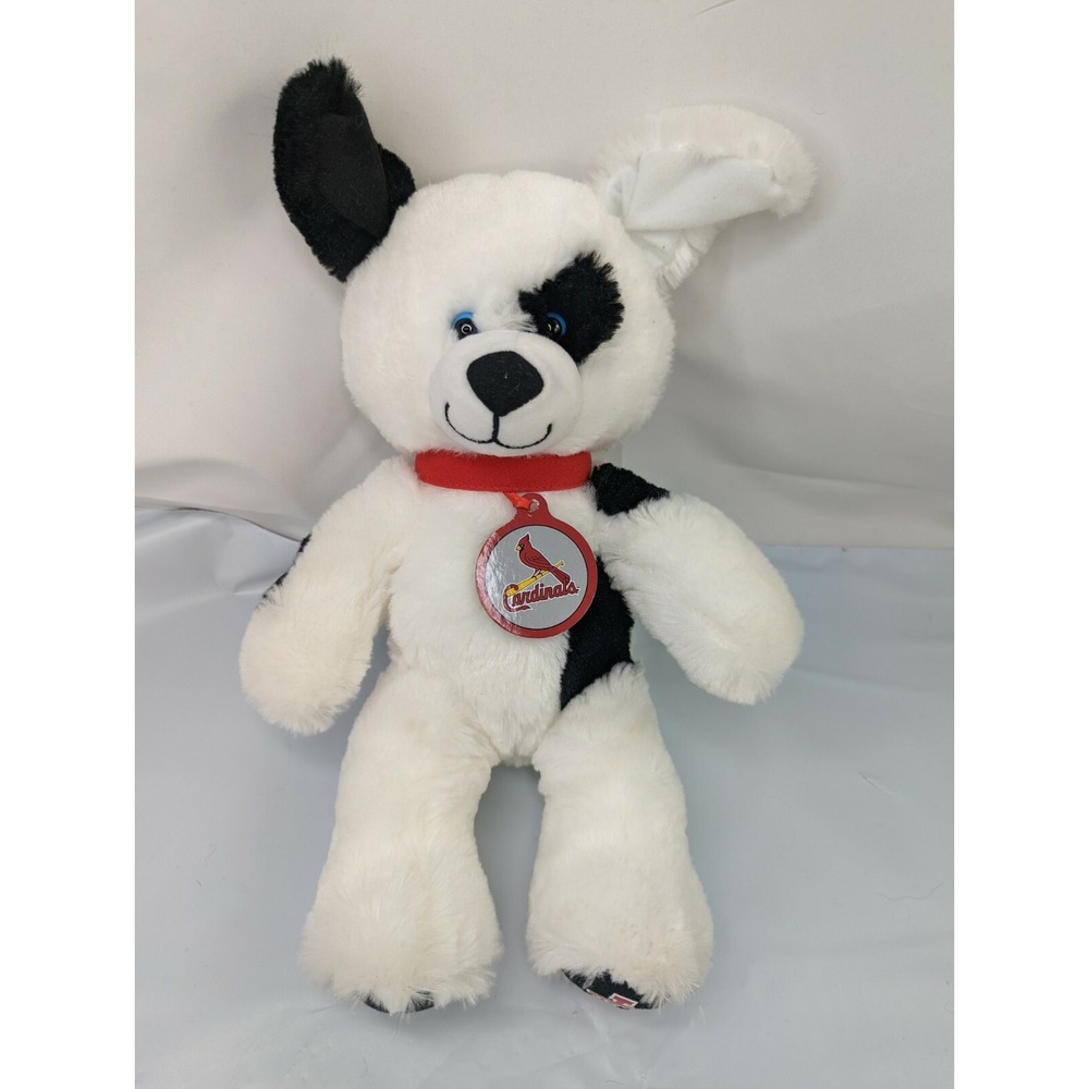 Build a Bear Dalmatian Dog Plush 12 Inch St Louis Cardinals Stuffed Animal